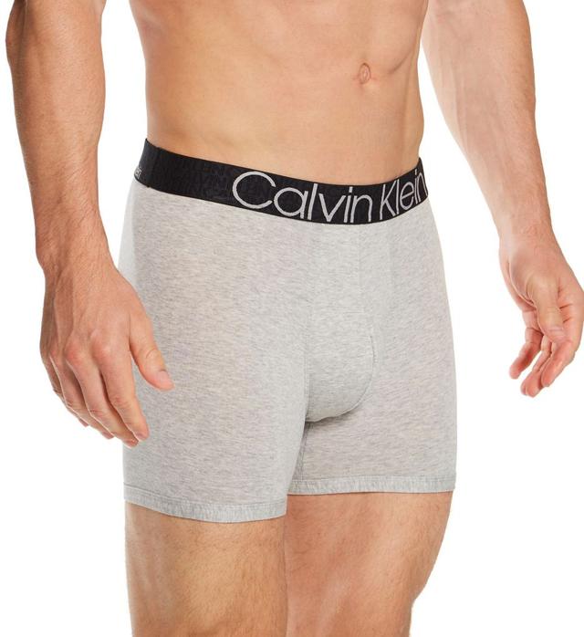 Calvin Klein Men's Eco Cotton Boxer Brief in Gray (NB2688) | Size Small | HisRoom.com