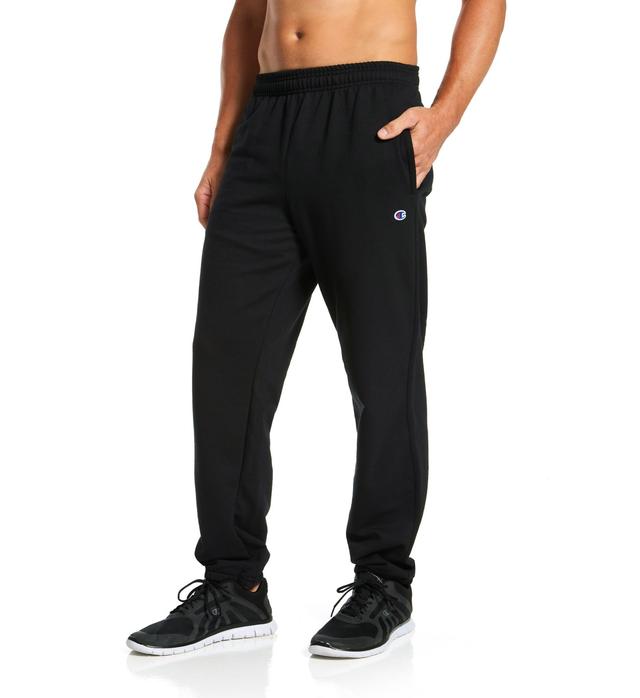 Champion Men's Powerblend Fleece Pant in Black (P0894) | Size 2XL | HisRoom.com