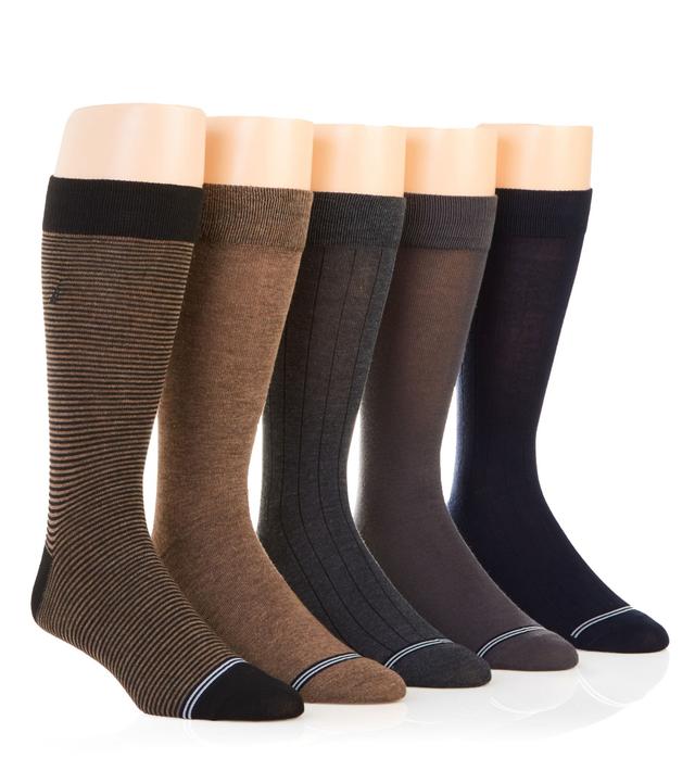 Nautica Men's Core Dress Crew Sock - 5 Pack (233DR06) | HisRoom.com