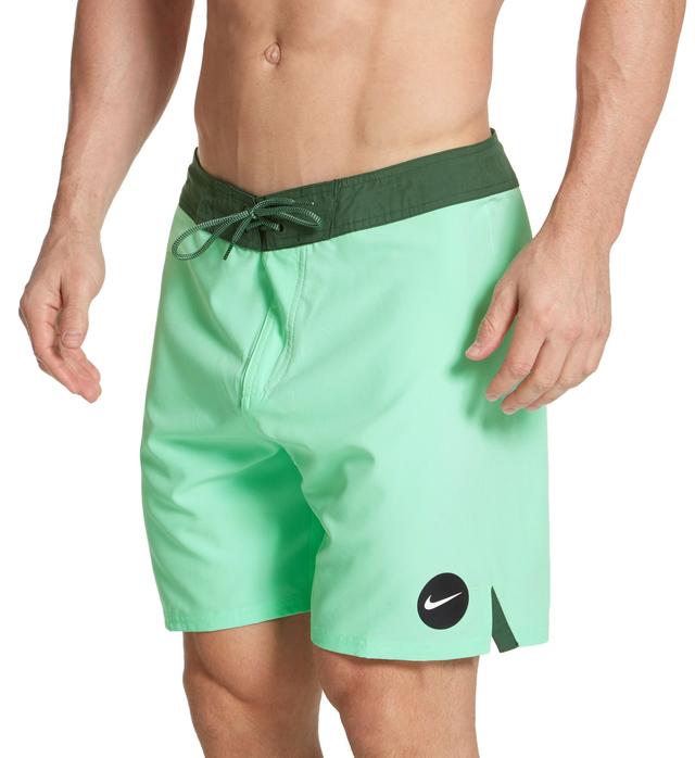 Nike Men's Essential Vital 17 Inch Boardshort in Green (ESSB537) | Size 36 | HisRoom.com