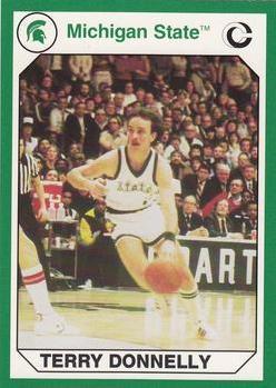 101357 Terry Donnelly Basketball Card Michigan State 1990 Collegiate Collection No. 199