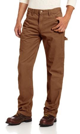 DU250RTB 38 34 Mens Relaxed Straight Fit Duck Carpenter Jean, Rinsed Timber 38 - 34