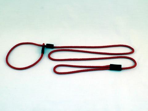 Small Dog Slip Leash 0.25 In. Diameter By 6 Ft. - Red
