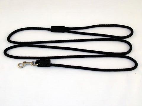 P10406BLACK Small Dog Snap Leash 0.25 In. Diameter By 6 Ft. - Black