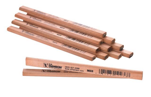 C.H. Hanson 10236 Medium Carpenter Pencil - pack of 12