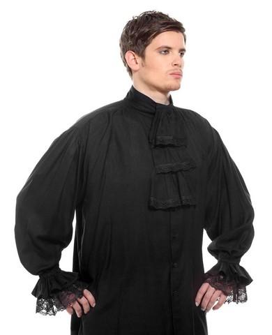 C1086 Colonial Shirt- Black - 2XL