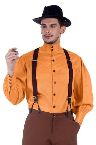 C1292 Seigneur Shirt- Orange - Small