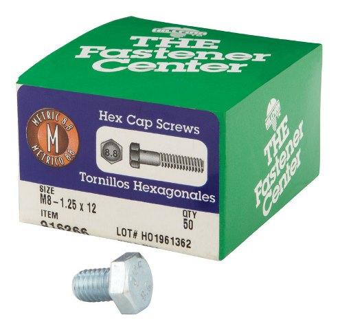916266 M8 x 12 Hex Cap Grade 8.8 Metric Screw