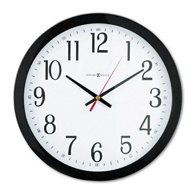 Gallery Wall Clock 16in Black 1 AA Battery