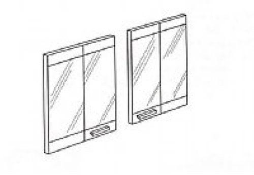 42 Inch Extruded Aluminum Bi-Fold Doors - Black