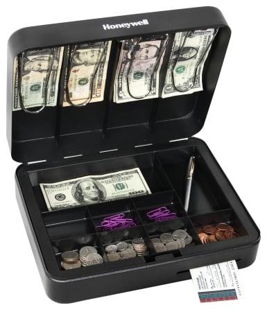 6113 Honeywell Deluxe Steel Cash Box
