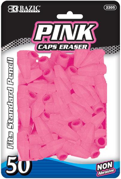 1471494 Bulk Erasers - Pencil Cap, 50 Count case of 72