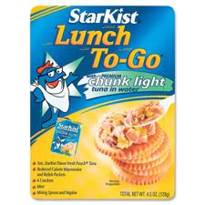 Lunch To-Go Kit, 3oz. Chunk Light Tuna, 4.5 oz Packs, 9-CT