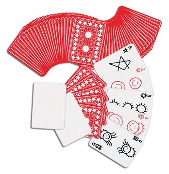 Blank Playing Cards - 2.5 in. x 3.5 in. - 60-pkg