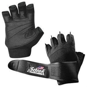 H-540PS-M Pink Womens Gel Lifting Gloves with Wrist Wraps - S-M