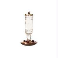 Woodstream Hummingbird W-Antique Bottle Hummingbird Feeder- Clear 10 Ounce