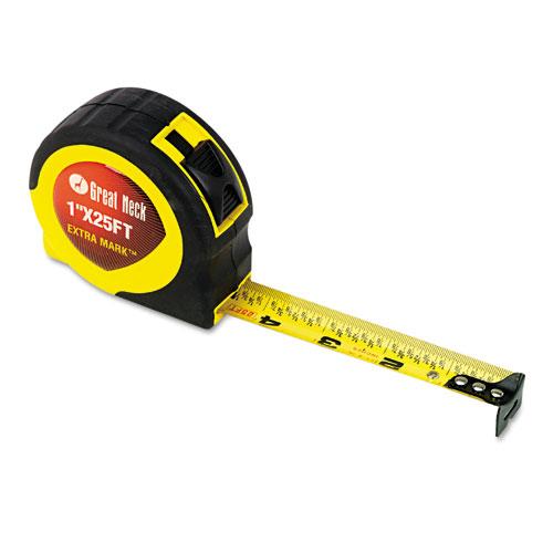 95005 ExtraMark Power Tape- 1'' x 25ft- Steel- Yellow/Black