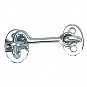 S-1401C Cabin Door Hook - CP-Brass - 2"