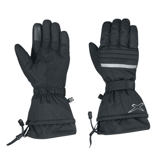 Ski-Doo Unisex Insulated Nylon X-Team Gloves / S / Black / Waterproof Snowmobile Gloves