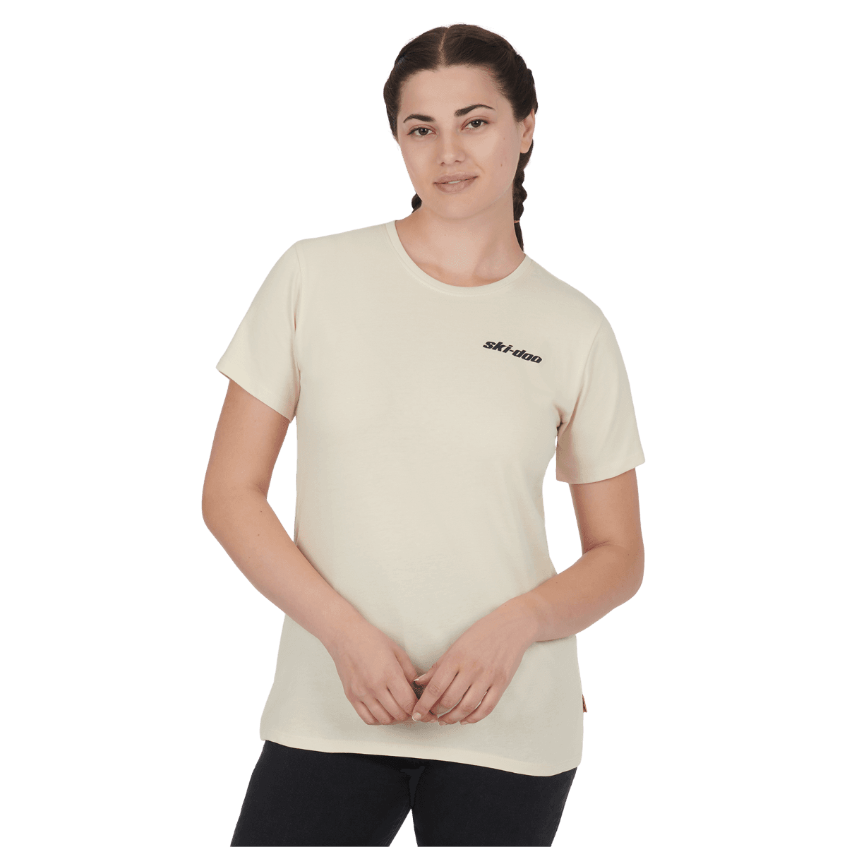 Ski-Doo Women's Printed T-Shirt / 2XL / Ivory / Snowmobile Gear