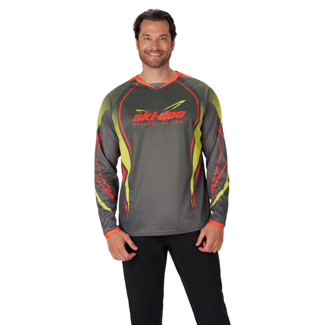 Ski-Doo Men's X-Team Edition Race Jersey / S / Charcoal Grey / Snowmobile Gear