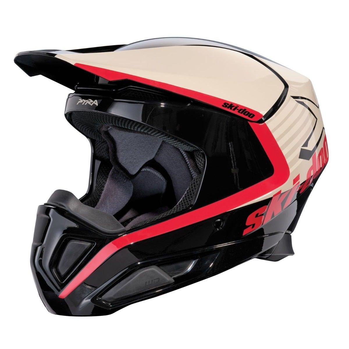 Ski-Doo Pyra X-Team Edition Ultra-Light Helmet (DOT/ECE) / 2XL / Brick Red / Snowmobile Helmet