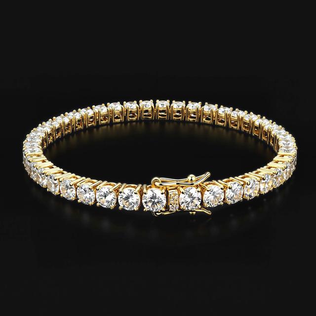 3mm Tennis Bracelet in 18K Gold