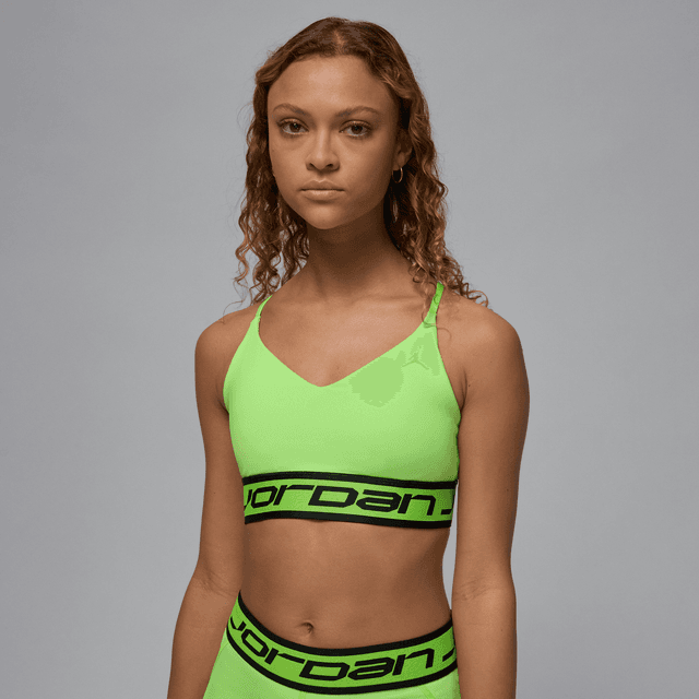 Women's Jordan Sport Indy Light Support Sports Bra in Green | FV6498-358