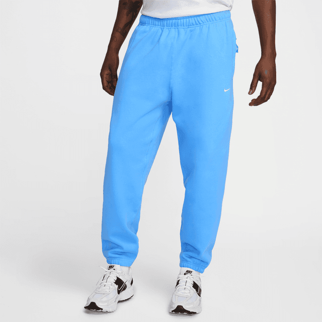 Nike Men's Solo Swoosh Fleece Pants in Blue | DX1364-412