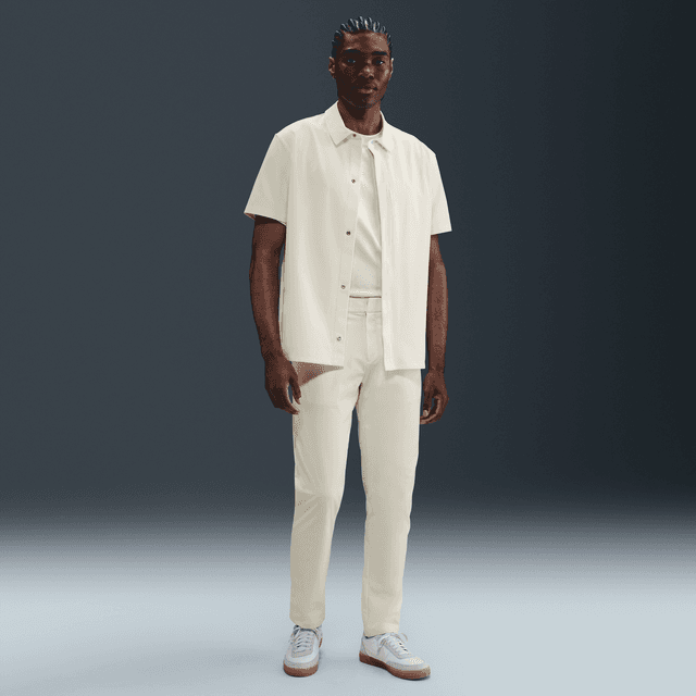 Nike Men's 24.7 PerfectStretch Dri-FIT Slim Chino Pants in White | HQ6918-133