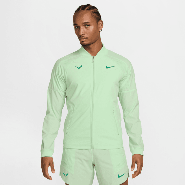 Nike Men's Dri-FIT Rafa Tennis Jacket in Green | DV2885-376