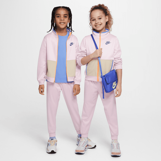 Nike Dri-FIT Little Kids' 2-Piece Track Set in Pink | 36M669-A9Y