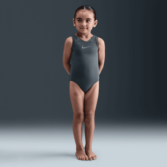 Nike Women's Gymnastics Nike Women's Basic Performance Leotard in Grey | NKY025-076