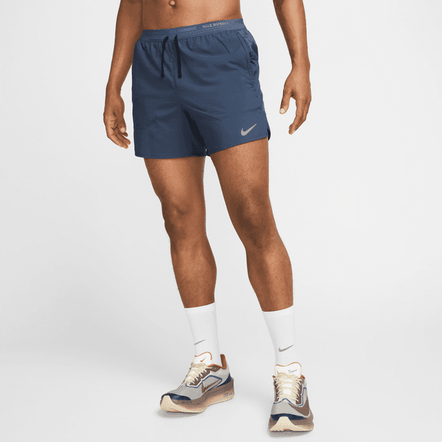 Nike Men's Stride Dri-FIT 5" Brief-Lined Running Shorts in Blue | DM4755-437