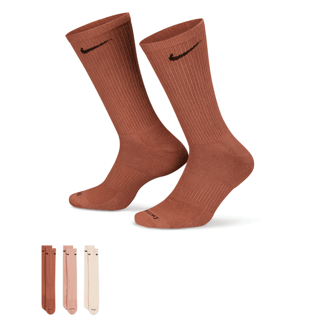 Nike Unisex Everyday Plus Cushioned Training Crew Socks (3 Pairs) in Multicolor | SX6888-914