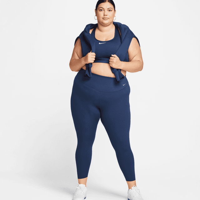 Nike Women's Zenvy High-Waisted 7/8 Leggings (Plus Size) in Blue | DV4911-410