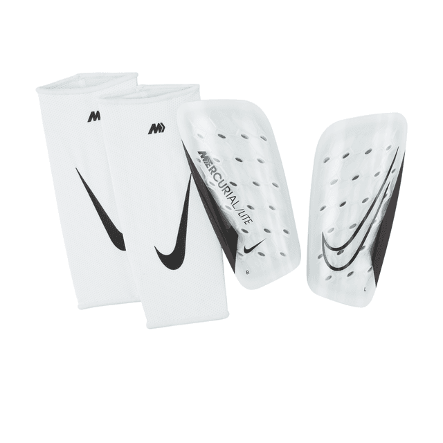 Nike Mercurial Lite Soccer Shin Guards in White | DV1771-100