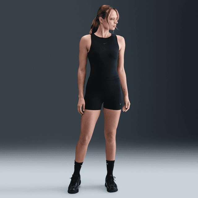 Nike Women's Form Tank Top Bodysuit in Black | HQ7006-011