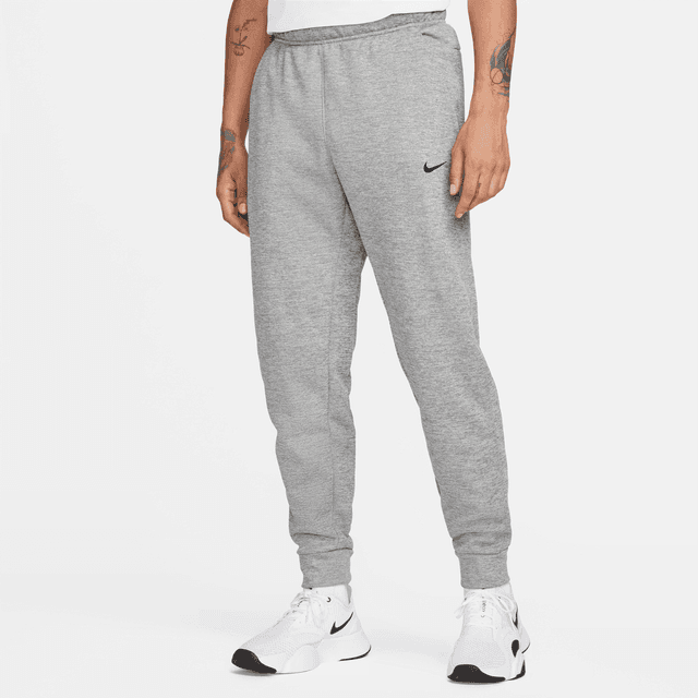 Men's Nike Therma Therma-FIT Tapered Fitness Pants in Grey | DQ5405-063