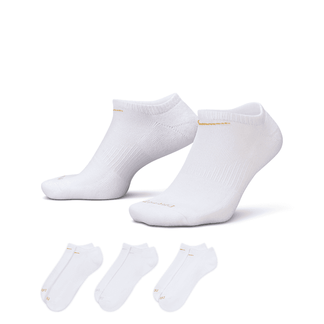 Nike Unisex Everyday Plus Cushion Training No-Show Socks (3 Pairs) in Multicolor | SX6889-941