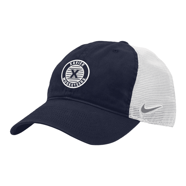 Xavier Heritage86 Nike Unisex College Trucker Hat in Blue | C11218C307-XAV