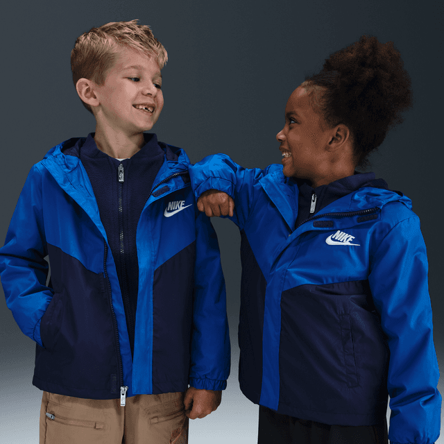 Nike Little Kids' System Jacket in Blue | 86M914-U89