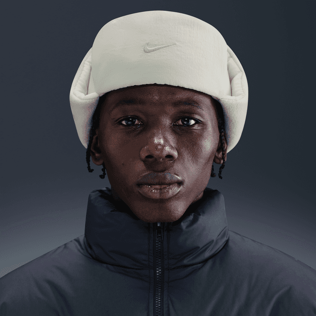 Nike Unisex Fly Unstructured Puffer Trapper Cap in Grey | IB7310-072