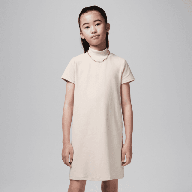 Jordan Big Kids' Jumpman Ribbed Taping Dress in Brown | 45D380-XAE