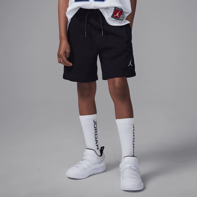 Jordan MJ Brooklyn French Terry Essentials Little Kids' Shorts in Black | 85D391-023