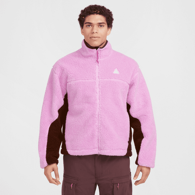 Men's Nike ACG "Canwell Glacier" Therma-FIT ADV Windproof Jacket in Pink | FV8653-632