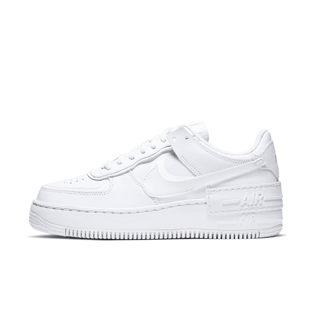 Nike Women's Air Force 1 Shadow Shoes in White | CI0919-100