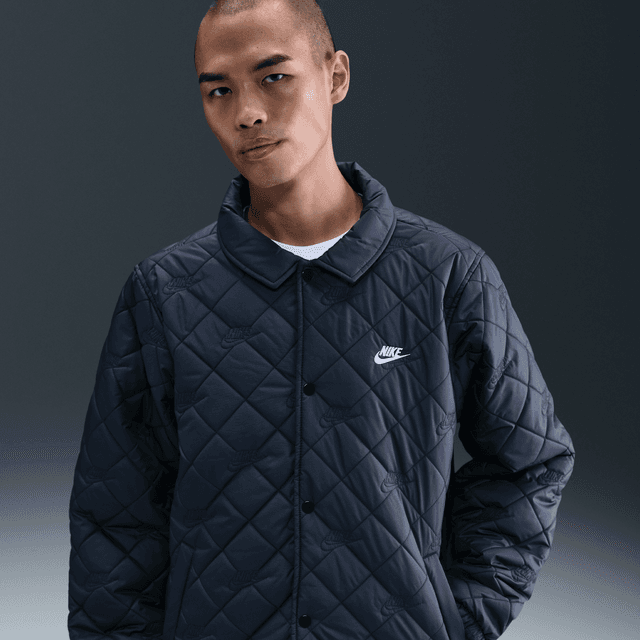 Nike Men's Club Coaches Jacket in Blue | HV1377-451