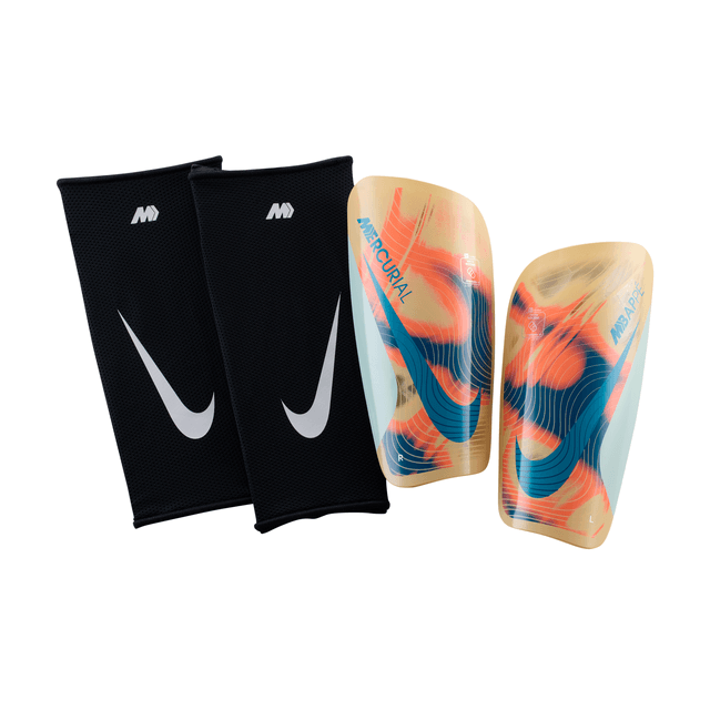 Nike Mercurial Lite "Kylian Mbappé" Soccer Shin Guards in Brown | IM4982-838