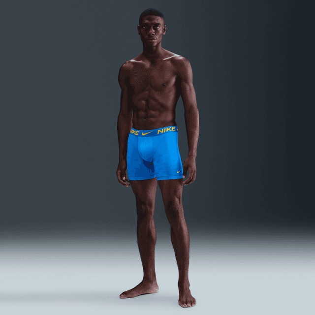 Nike Men's Dri-FIT ADV Micro Boxer Briefs (3-Pack) in Blue | KE1225-430